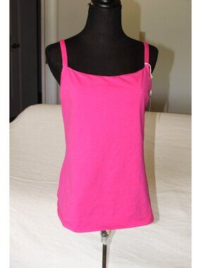 NWT Bravissimo Non Padded Strappy Top Built-In Bra Size 36H Magenta Summer Beach